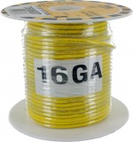 TEW 16AWG 98'(30M) YELLOW