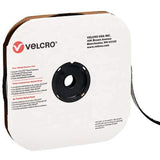 Velcro® Brand Tape Strips - Loop, Black, 1" x 25'